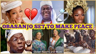 Obasanjo to save Ooni of Ife & Queen Naomi’s Marriage + Palace Guards chained Queen Naomi's House