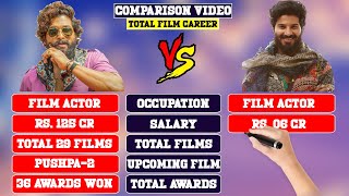 Allu Arjun vs Dulquer Salmaan Comparison 2023||Dulquer Salmaan Vs Allu Arjun |Upcoming movies