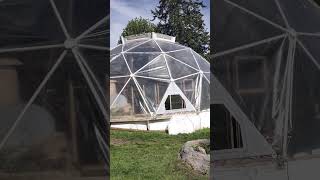 geodesic dome PVC greenhouse