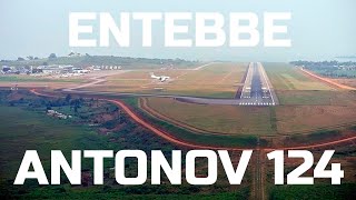 Landing at Entebbe Antonov 124 Ruslan | Посадка в Энтеббе Ан-124-100 Руслан | 2014