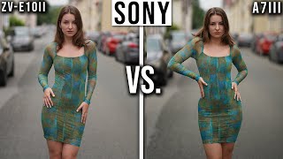 SONY ZV-E10 II vs. SONY A7iii - NEW APS-C Flagship or FULL-FRAME Camera for Photography? [2024]