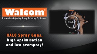 Walcom HALO Spray Guns - High Optimisation and Low Overspray!