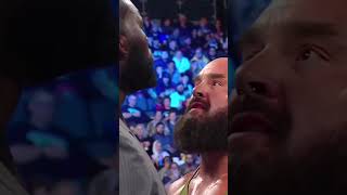 NIGERIAN GIANT MONSTER OMOS HURLS MONSTER AMONG MAN BRAUN STROWMAN OUT THE RING