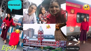 Chennai vlog Ep01 | How we reach Chennai | Travel ideas , problems and more #familyvlog #youtube