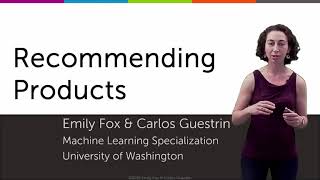 Recommender systems overview - Machine Learning Foundations: A Case Study Approach