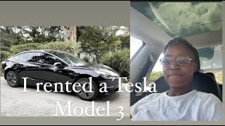 TESLA RENTAL/UBER HERTZ