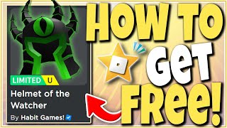 [FREE UGC] HOW TO GET HELMET OF THE WATCHER #roblox