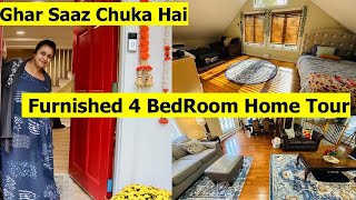 My Furnished 4 Bedroom New HOME TOUR | Simple Living Wise Thinking