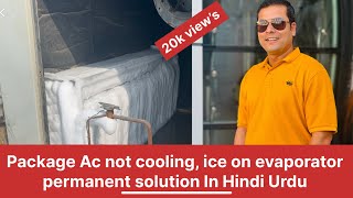 ice on evaporator coil / ac ice problem hindi/ac me baraf kyu jamti hai/hvac training/hvac interview