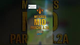 MEJORES CAMPEONES MID DEL PARCHE 3.2A DE WILD RIFT