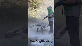 Crushed Glass - Mobile Blasting with Blue Dog Blasting