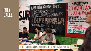 “Queremos defender la educación y lo vamos a hacer en las calles”