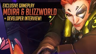 MOIRA GAMEPLAY From The BlizzCon Floor + Developer Interview!