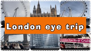 My son school trip london eye/