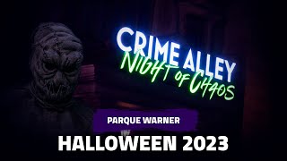 💥 Así es el HALLOWEEN 2023 en PARQUE WARNER 💥 - CRIME ALLEY (Nuevo pasaje) #Gotham #Batman