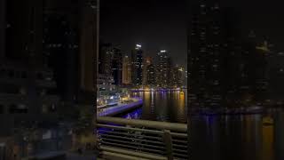 Beautiful night view of JBR | jumaireh beach residence #shorts