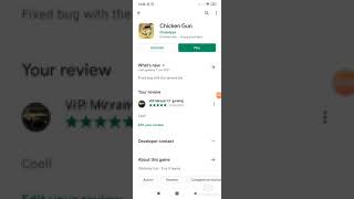 how to update chicken gun v2.3.5 in play store easy trick