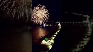 Life in UK/Fireworks by the Sea 2024 #dayinmylifevlog #vloguk #ytshorts #youtube #sea #sealife