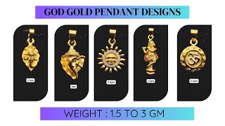 god gold pendant designs #shagun jewellers @SHAGUNJEWELLERSMUMBAI