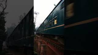 Burimari passing on Bridge on high speed #pfservices #train #shortvideo #youtubeshorts #burimari