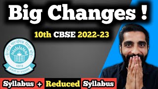 Big Changes 🔥 Syllabus Of Class 10 CBSE 2022-23 Hindi | Hindi Reduced Syllabus Class 10 CBSE 2022-23