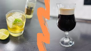 2 рецепта коктейлей с виски 🥃 ( Имбирный виски , Ирландский кофе )