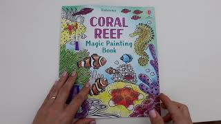 Usborne - Coral Reef Magic Painting Book