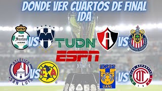 Horarios, Fechas Y Canales Cuartos De Final IDA Liga Mx 2023