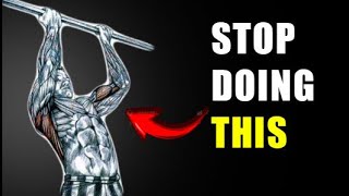 Common Mistakes Made While Doing Pullups