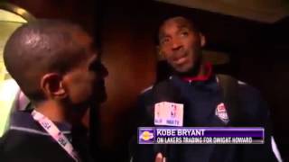 Kobe Bryant Talks Dwight Howard To Lakers