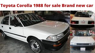 Toyota Corolla 1988 for sale  in very low price just 21k driven Brand new car