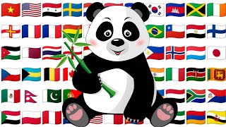 "PANDA" name from different countries with Voice | 50 Languages