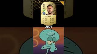 neymar 2024-2015 fifa card 😭 #fut #fifa #njr #shorts #eafc  #spongebob #meme