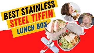 Stainless Steel Tiffin Lunch Box | Unichart Stainless Steel Square Lunch Box | Best Lunch Box