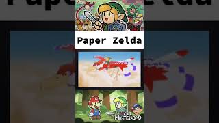 The Legend of Paper Zelda #Zelda #PaperMario #PaperZelda #TheLegendOfZelda #MrNintenDad #64bits