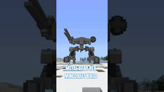 Metal Gear Rex Build Short Animated in Minecraft #minecraft #gaming #metalgearsolid