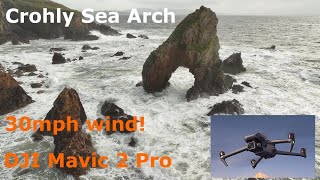 DJI Mavic 3 Classic In 30mph Wind! - Crohly Sea Arch In Co. Donegal