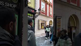 Weed store in Prague #shorts #walkingtour #tourist