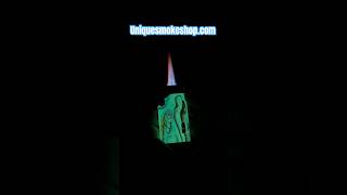 Scorch torch lighter double flame glow in the dark- model 61649 #glowinthedark #torch @UniqueSmoke