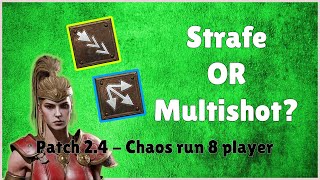 Strafe VS Multishot - What really is better? Diablo 2 Patch 2.4