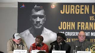 Jurgen Uldedaj vs John Franck Mendy - Press Conference