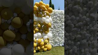 Luxury Event Decor | Balloons & Flowers #shortsvideo