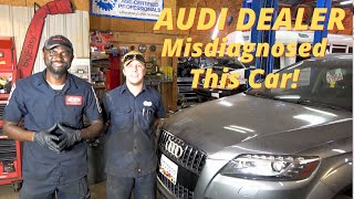 AUDI Q7 Stuck in Limp Mode - Code P0299 Turbocharger UnderBoost / Dealer says Replace Turbo Part 1