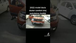 2022 model dacia duster comfort viraj aydınlatma özelliği