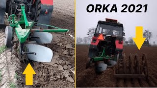 Orka 2021 | Pług Unia Grudziądz + odkładnice półśrubowe + wał cambella | Modyfikacje pługa |