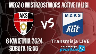 AKS 1947 Busko-Zdrój vs MZKS Alit 1980 Ożarów - Transmisja LIVE