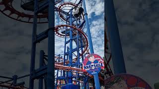 Have you ever seen a rollercoaster like this??  #coneyisland #themepark