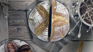 How I bake authentic German bread at home | 2 easy bread recipes (Yeast | Sourdough)