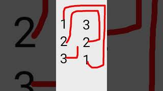 अभी ये वाला विडियो बहुत चल रहा है। 1 से 1 को और 2 को 2 से  और 3को 3 से मिलाओ