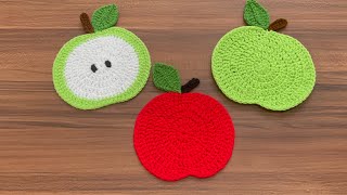 Apple🍎mutif crochet       باغ میوه ها/ موتیف سیب